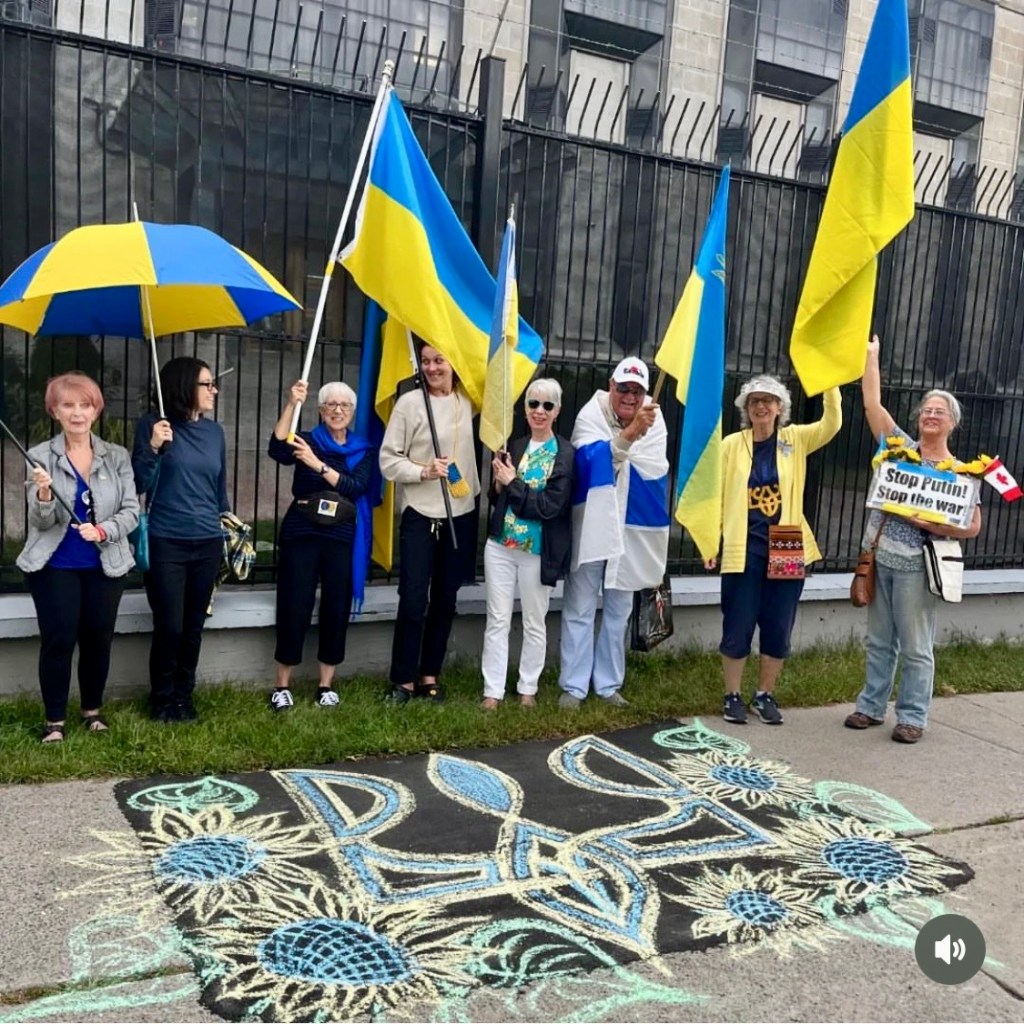 Russia Embassy Protestors – Ottawa,&nbsp;Ontario