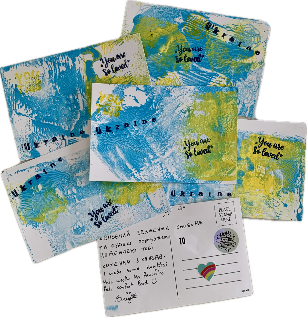 Postcards offer reassurance to Defenders: “You are not alone”