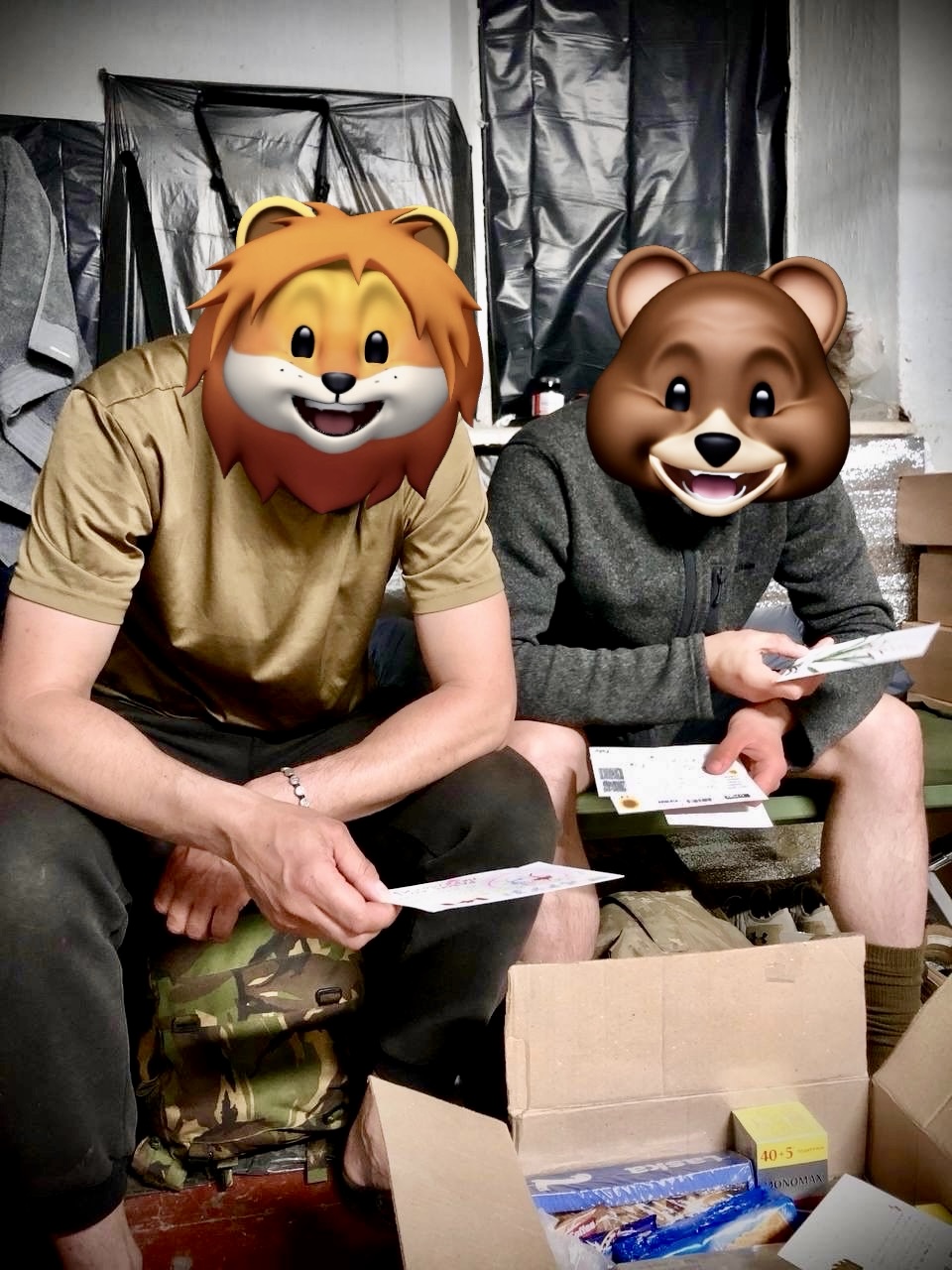 Supplies and cards at the front&nbsp;lines